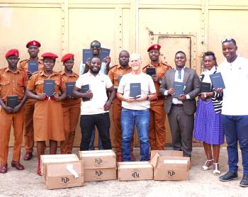 Bibles to Moroto Main Prison