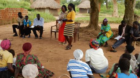 Sheila Kengingo loves her job flying to various projects offering support to vulnerable women and children