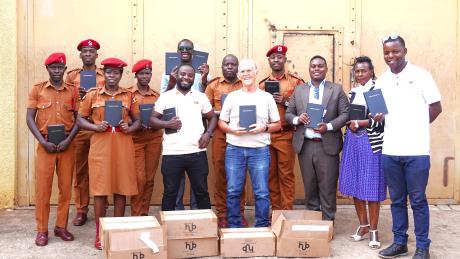 Bibles to Moroto Main Prison