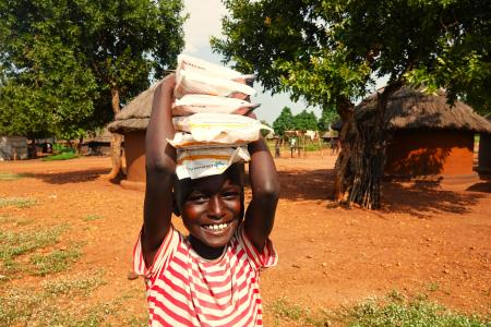 Feeding hungry children