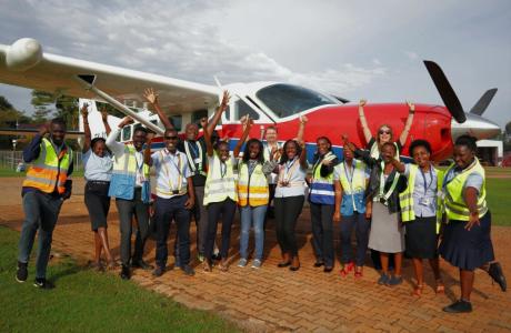 Launch of a shuttle to southwestern Uganda 