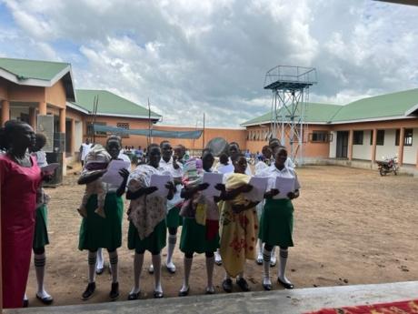 Some of the teen mums at Te-Kworo school