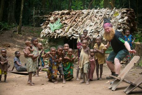 Justin in the Congo forests
