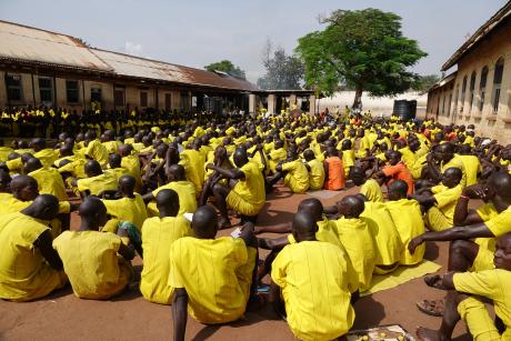 Inmates at Lira main prison