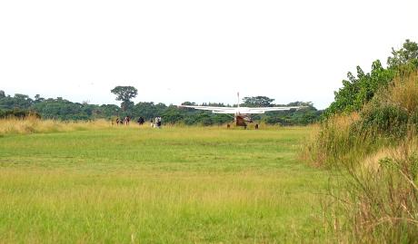 MAF flies Jesus Film Ministries to Bukasa Airfield