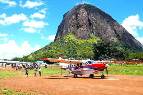 Kalongo Airfield is located in northern Uganda