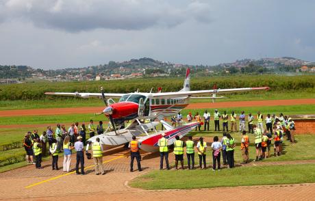 MAF in Uganda now has  float plane