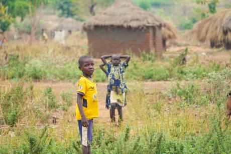 Children at Bidibidi camp