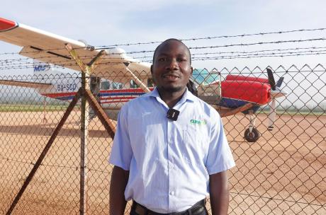 Dr. Shadrach Kissa is grateful for MAF flights that increase his team's efficiency
